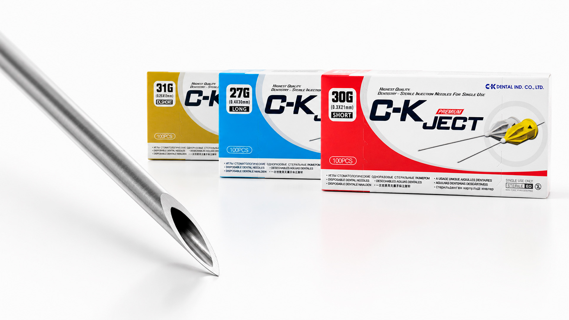 C-K Ject agujas dentales de precisión